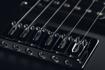 electric guitar close up