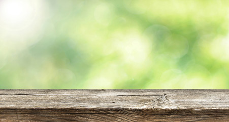 Fototapeta premium Empty wooden table background