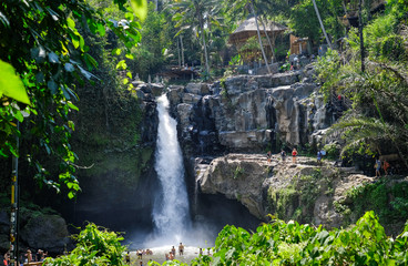 Tegenungan Waterfall on the island of Bali, Indonesia