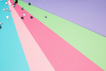 Universal background abstract geometry pastel colors. The main trend is direction. Horizontal. Minimalism