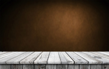 Empty wooden table background