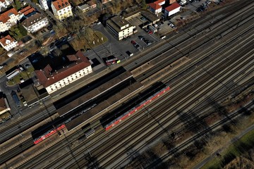 Gemünden aus der Luft