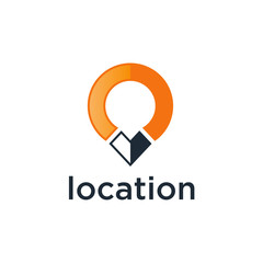 Check point creative symbol concept. Global Positioning System icon template. Navigation mark. Spot sign vector illustration.