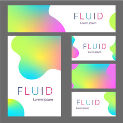 Vector stationary mockup set of realistic office objects with abstract design brand identity. White stationery set items for brand identity and logo presentation