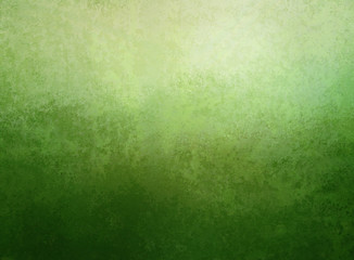 abstract green background with vintage texture and white light border