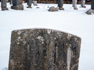Graveyard in Winter