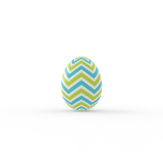 Easter Egg With Ornament