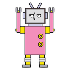 cute cartoon robot