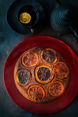 Blood Orange upside down cake 
