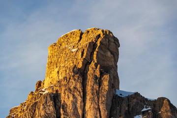 The Giau Pass in Dolomites