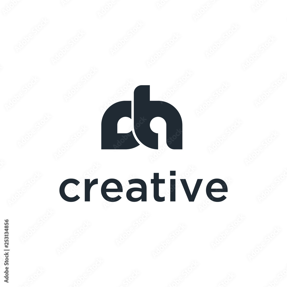 Poster building logo vector design template