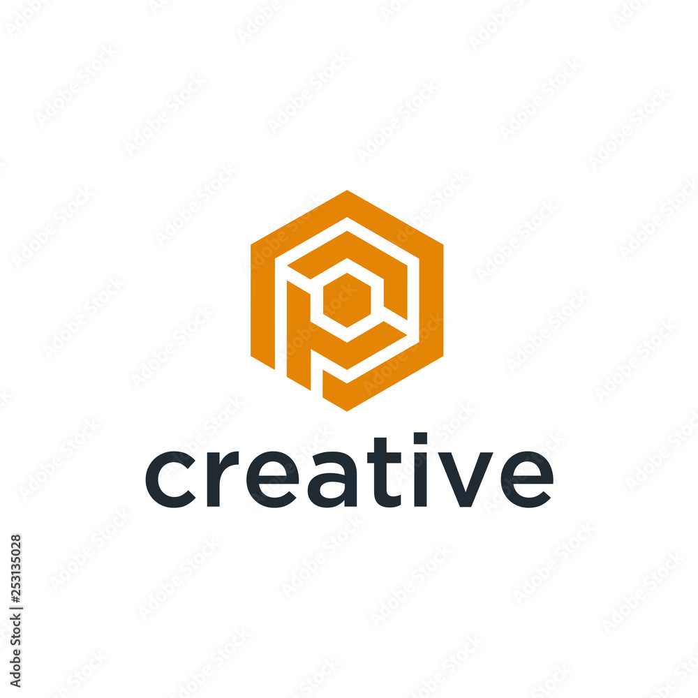 Aufkleber building logo vector design template