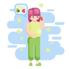 VECTOR ILLUSTRATION HAPPY MOTHER DAY