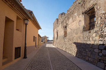 Viewpoint to the town of Morella in the maestrazgo