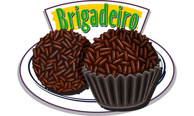 Brigadeiro - traditional brazilian chocolate candy