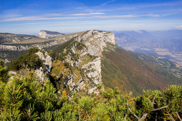 Naklejka premium Falaises du Grand Manti