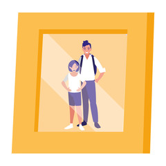 portrait with couple picture