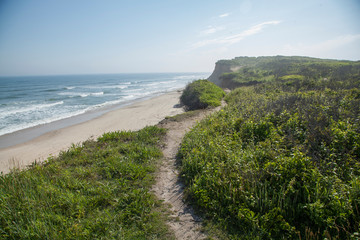Path along ocean bluffs