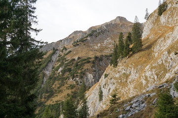 Mountain view, hiking, hochplatte, Germany, alps