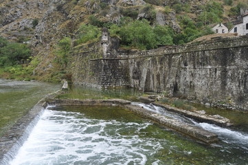 Walls of Old City of Kotor, Montenegro