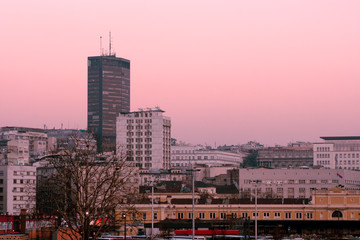 Fototapeta premium Belgrade cityscape Serbia