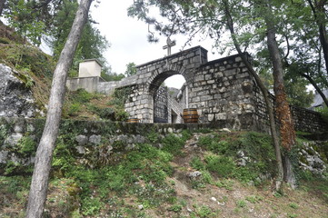 Fototapeta na wymiar Monastery in Cetinje, Montenegro