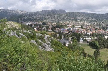 Fototapeta na wymiar A View from Lovcen Mountain, Montenegro