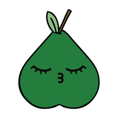 cute cartoon pear