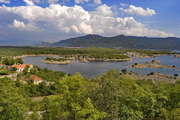 Naklejka na ściany i meble Slansko Lakes in Montenegro