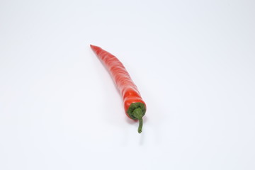 red hot pepper isolated on white background, chili pepper isolated on white background.