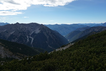 Mountain view, hiking, hochplatte, Germany, alps
