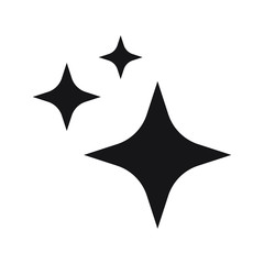 Shine icon, Clean star icon, sparkle icon