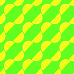 Seamless pattern on the green background