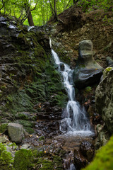 Amazing landscape with wild waterfall, Armenia