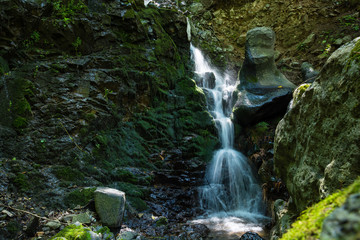 Obraz premium Amazing landscape with wild waterfall, Armenia