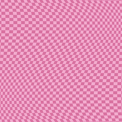 pink checked background