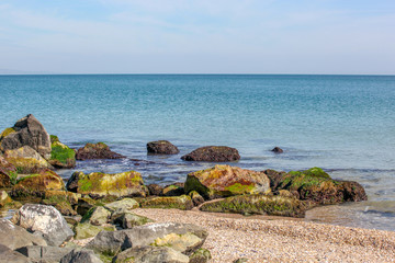 Pomorie, Bulgaria - March 02, 2019: Spring Walk Through The Central Part Of The City.