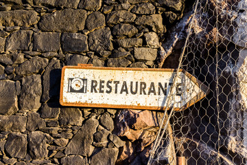 Vintage Restaurant Sign