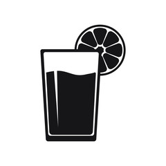 Glass of juice icon