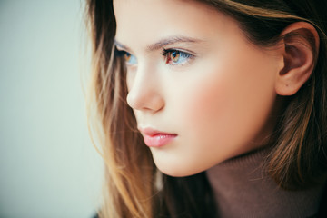 Fototapeta premium portrait of cute girl