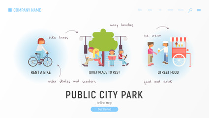 Public city park