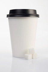 coffee cup isolated on white background