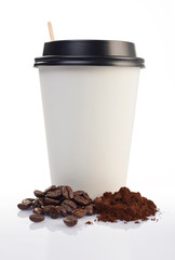 coffee cup isolated on white background