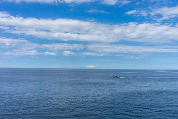 Italy,Cinque Terre,Riomaggiore, a large body of water next to the ocean