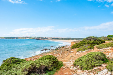 Fototapeta na wymiar Portugal Algarve coastline panorama