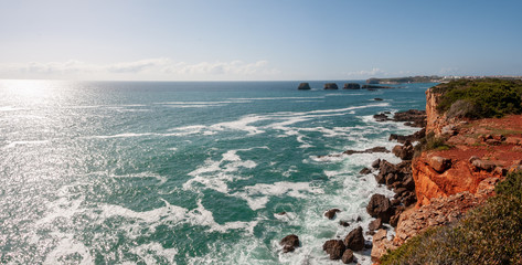 Portugal Algarve coastline panorama