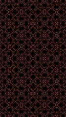 Ornate geometric pattern and abstract colored background