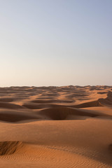 Fototapeta na wymiar Wahiba Sands Desert Oman 