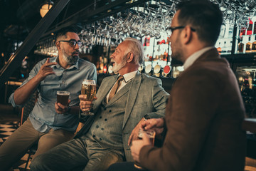 Relaxing after hard week at company