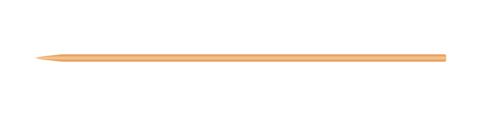 skewers wooden bamboo pointed tip stick thin isolated on white background, wood skewers used to hold pieces foods, tipped chopsticks for skewer barbecue, skewer sticks for BBQ vegetable and fruits